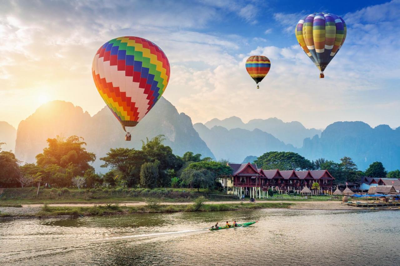 Vang Vieng Camellia Hotel المظهر الخارجي الصورة